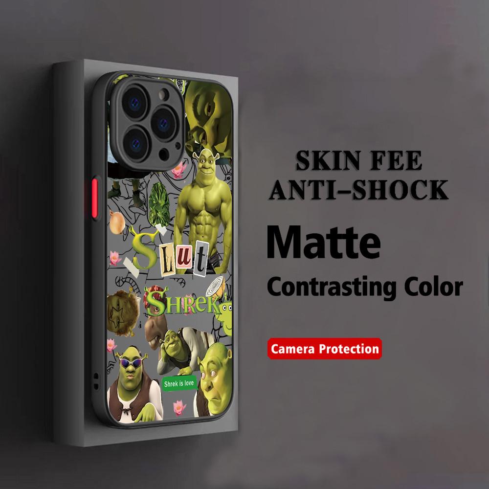 HOT Cartoon Funny Movie Shreks Phone Case For Xiaomi Redmi Note 14 13 12 12S 11 11S 10 10S 9T 9S 8 7 Pro Plus 4G 5G Matte