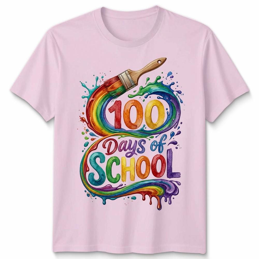 Happy 100 Days Of School Teachers Students Unisex Tshirt Unisexs Unisexs Tee
