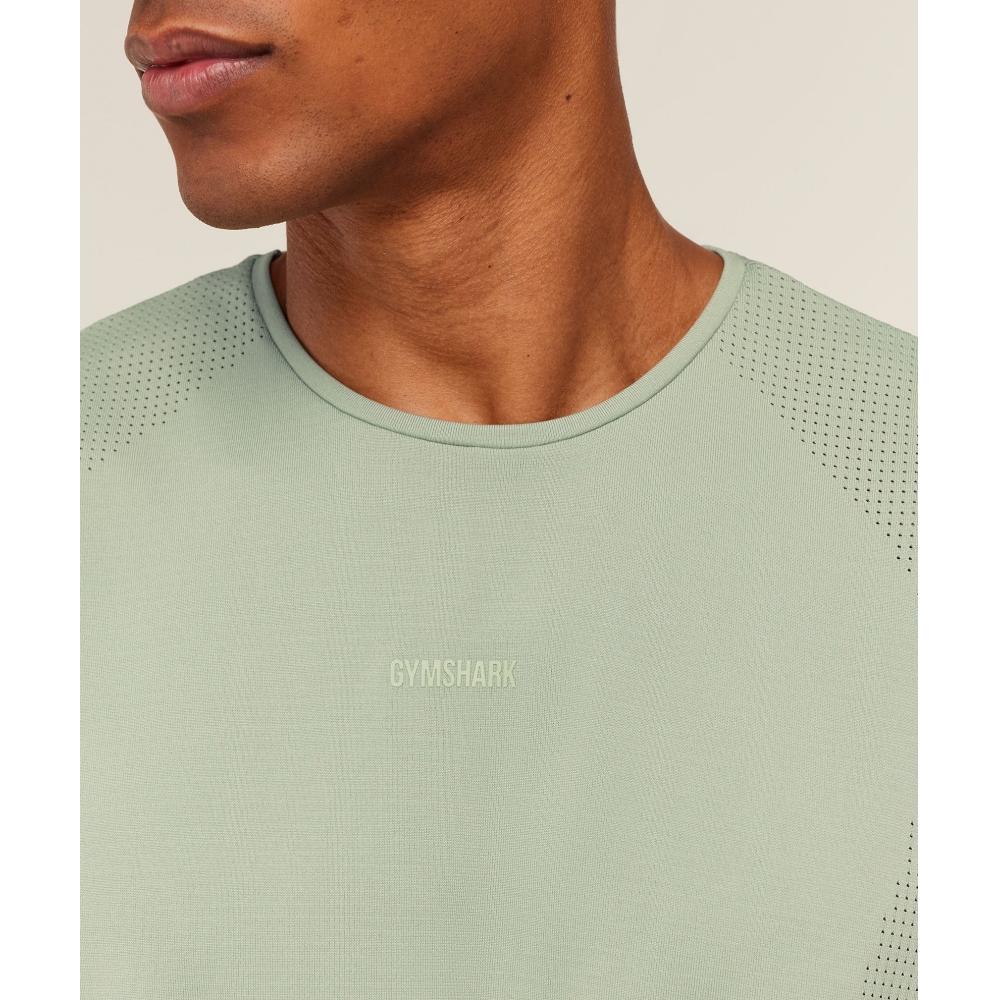 Gymshark Distance Seamless Tank Haze Green A4b5i Eddy