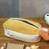 Double Layers Pencil Case Fried Shrimp Shape Stationery Organizer Stationery Bag  School Office