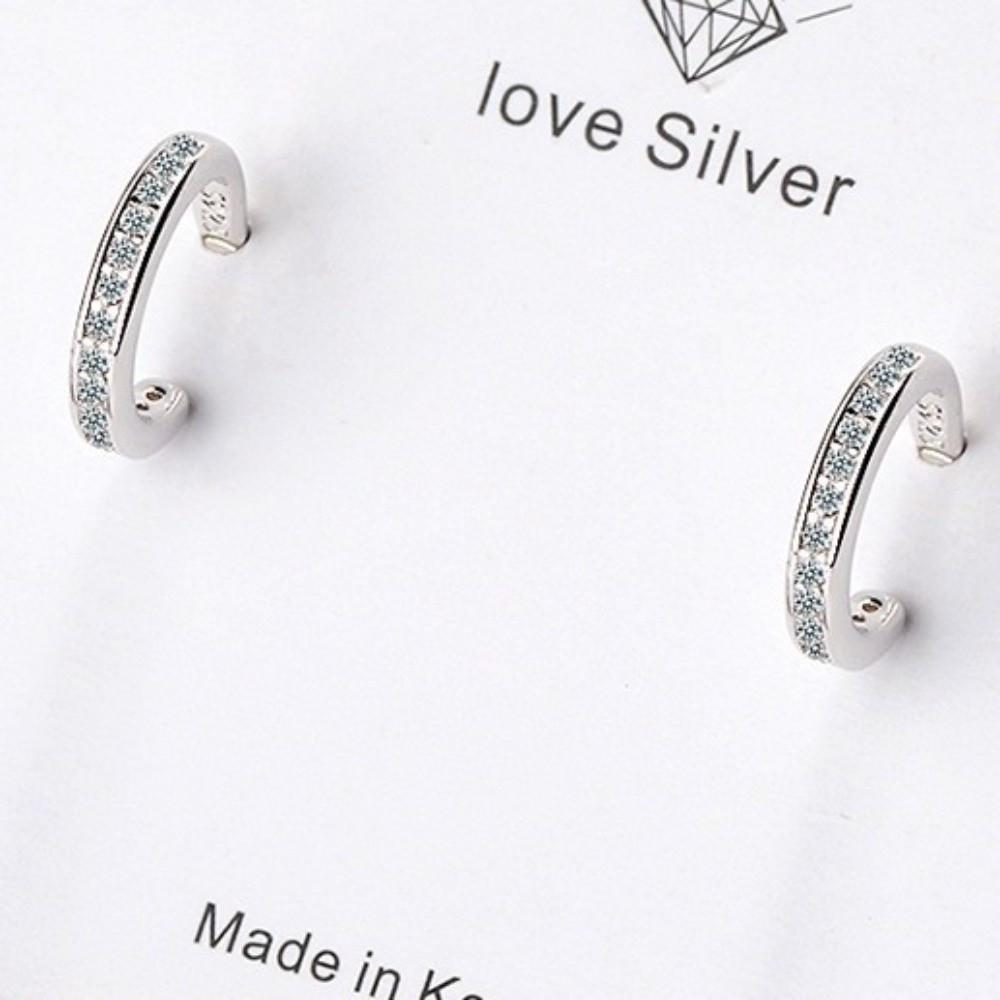 Nové opakovaně použitelné korekční klipy na uši Hypoalergenní pohodlné klipsové náušnice Punk Rock styl Klips na ucho bez dírky Unisex náušnice