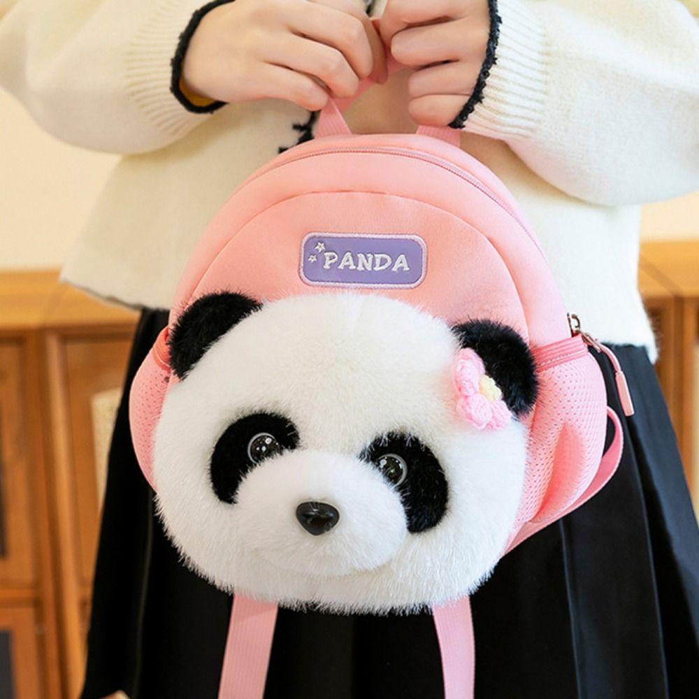 Cartoon Kids School Backpack Lightweight Panda Primary School Bags  Elementary School