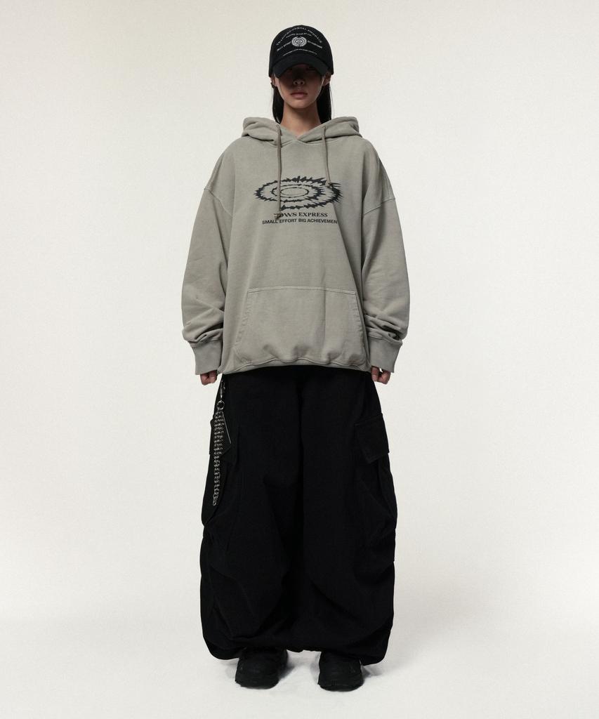 IDWS Andy Twill Balloon Cargo Pants Black