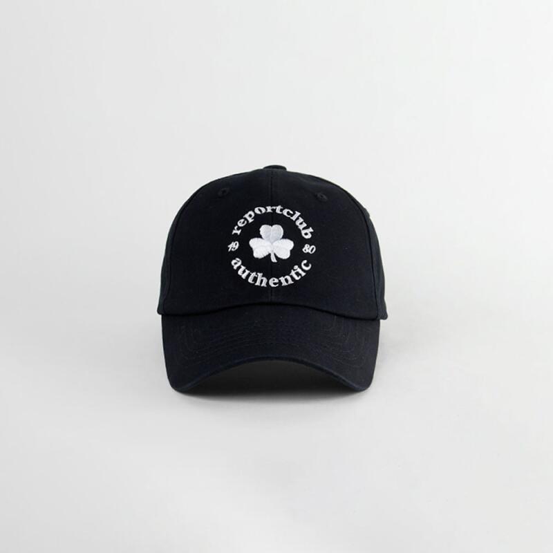 Lettering embroidery men s and women s caps, neat ball caps black