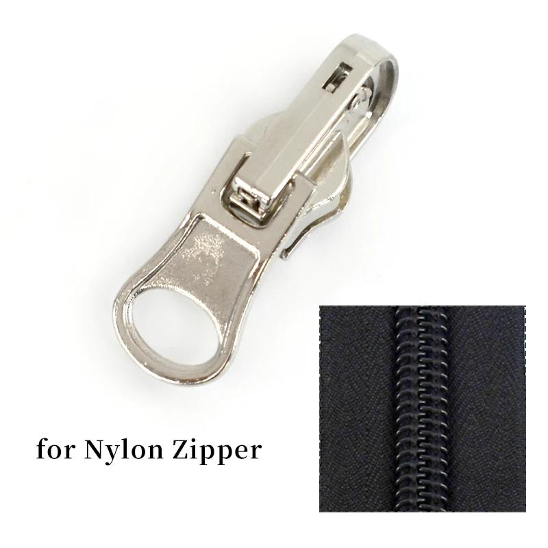 5/10/20Pcs Zipper Puller 3# 5# 8# Double Sided Rotary Zip Sliders Head Jacket Garment Decor Zippers Slider Sewing Accessories