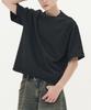 TOFFEE Pigment Crop Tee (Black)