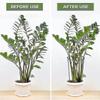 10 Pack Plant Support Stake, Metal Garden Plant Stake With Planting Label & 164 Feet Garden Twist Tie, Plant Cage, Half Round Plant Support Ring For T