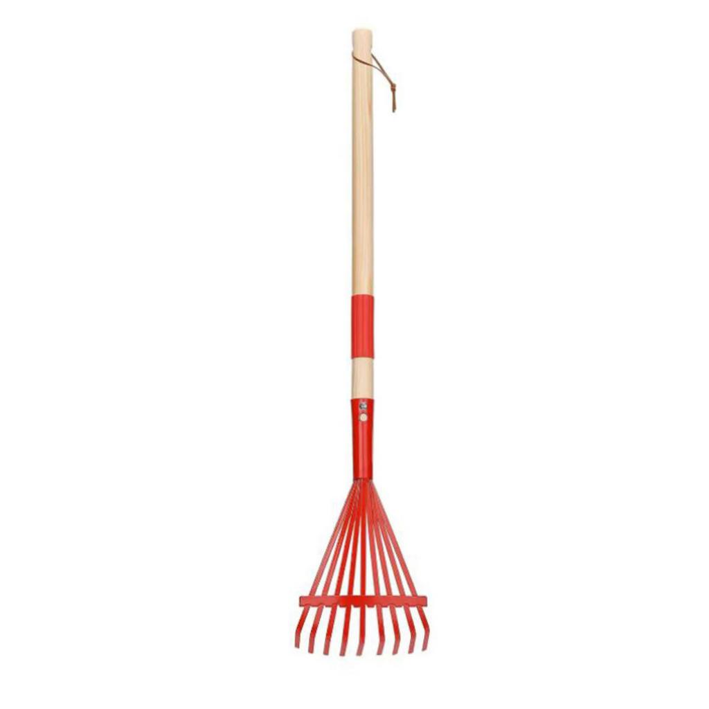 Detachable Wooden Handle Rake, Multi,functional Outdoor Garden Rake