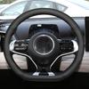 Car Steering Wheel Cover Wrap for BYD DOLPHIN MINI Braid On Steering-Wheel Cover Holder Handbar Protector Auto Cute Accessories