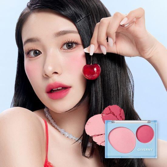 Giverny Fluffy Dual Blusher 4 COLORS