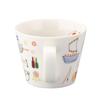 Yamaka Moomin Porcelain Soup Mug Playful 400ml Made in Japan Microwave Safe Ceramic Cup MM20601-36
