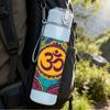 1PC Om Symbol Mandala Pattern 750ml Color Plastic Sports Water Bottle Leakproof Flip Straw Lid For Sports Office Home Use