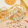 Miniature Scene Sticker Miniature Simulated Cabin Scene Sticker for Scrapbooking Journal Notebook Photo Album Phone Case