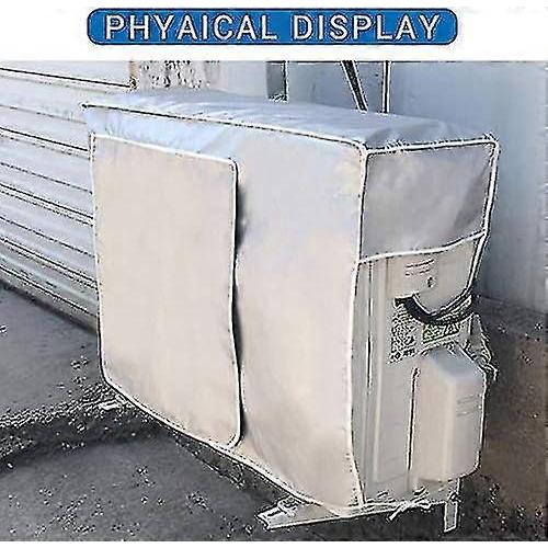 Außenklimaanlagenabdeckung, Wasserdichte Schutzabdeckung für Klimaanlage, Wasserdichter Organizer, Staubschutz - RiRi