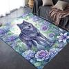 2025 New Watercolor Animals Carpet Rug for Living Room Bedroom Home Sofa Decoration,Kids Play Non-slip Floor Mat153