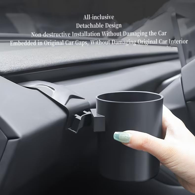 For Tesla Model Y Juniper/3/3+ Highland 2025 Water Cup Holder Beverage Rack Limiter Instrument Table Cup Support Car Accessories