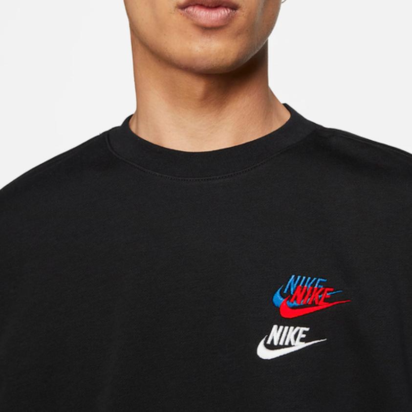 Nike Fashionable Comfortable Long Sleeve Pants Casual Sports Suit Unisex suit Black DJ6915-010+DX0796-010