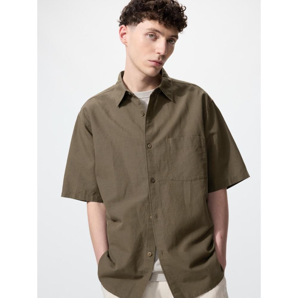 Uniqlo Japan Cotton Linen Shirt