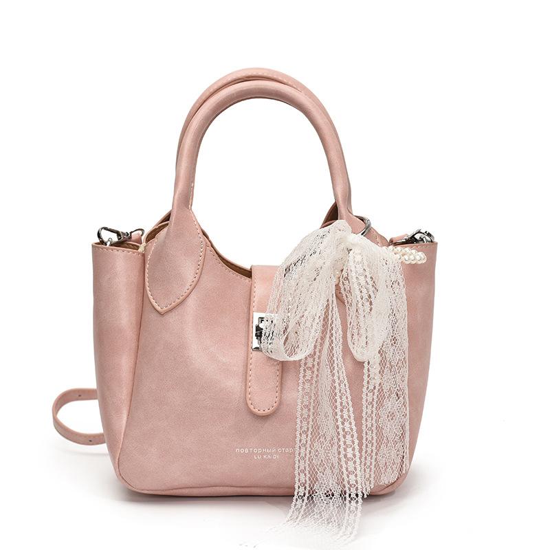 High-end foreign-style portable bucket bag women's 2025 new fashion spring and summer popular Korean version of shoulder messenger bag