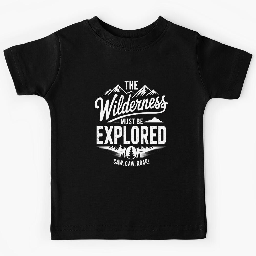Camping Wilderness Explorer Chant Kids T-Shirt 120