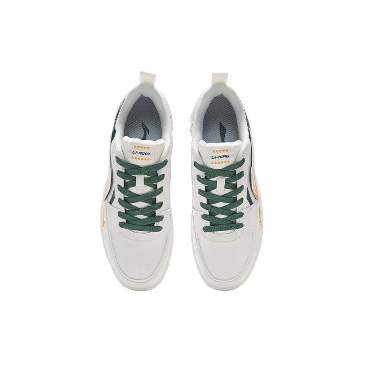 Li Ning Sports Life Collection Synthetic Leather Coverage Thermal Slip Resistant Low Top Skateboard Shoes Men's AGCS135-4