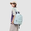 Outdoor Nylon Backpack Women Solid Color Backpack Student Schoolbag