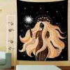 Indian girl tapestry mandala bohemian decoration lace hippie witchcraft divination custom your pattern