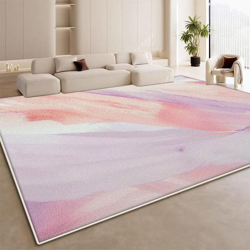 Einfacher Stil Farbverlauf Wohnzimmer Teppich Rutschfest Mädchenzimmer Senior Dekoration Teppich Große Größe Ankleidezimmer Schminktischmatte Leicht zu reinigen