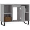 Bathroom Cabinet Grey Sonoma 80 x 33 x 60 cm Engineered Wood