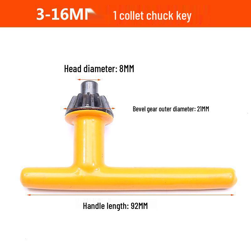 Klíč na sklíčidlo ruční vrtačky - Příslušenství pro elektrické nářadí pro pistolovou vrtačku (10 mm, 13 mm, 16 mm)