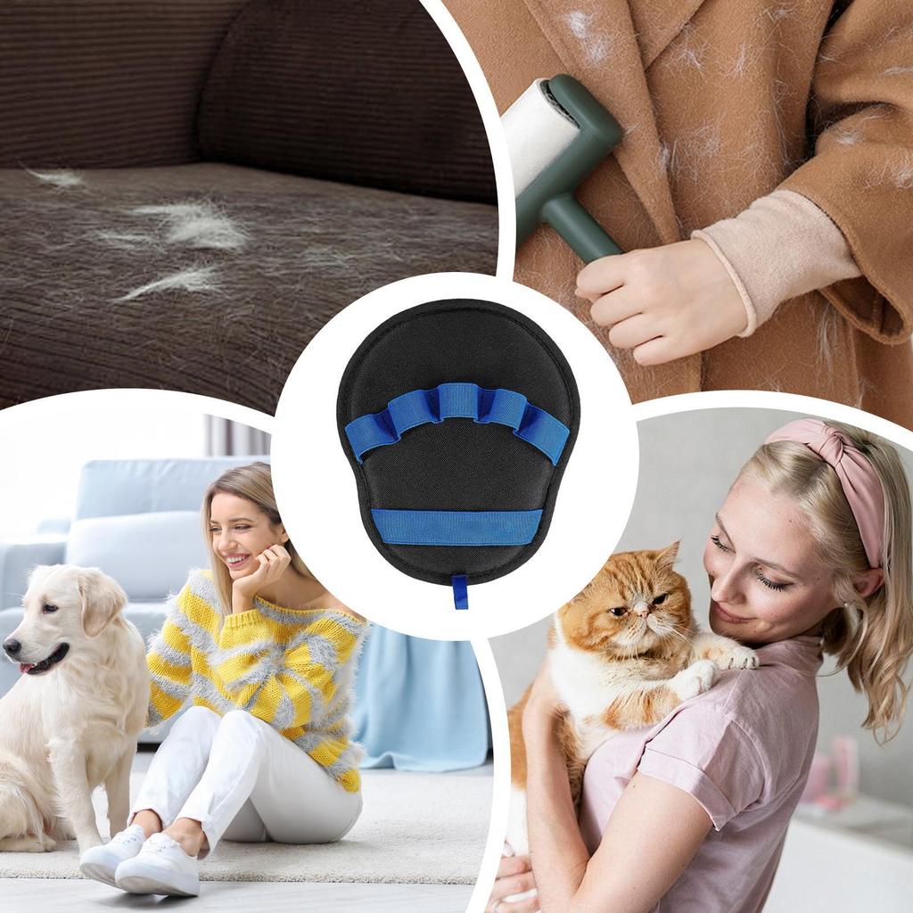 Pet Hair Remover Reusable Grooming Two-Way Puppy Shedding Gloves For Couch Furniture Car Seat Carpet Clothes Bed Sheets Home