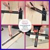 Aluminum T Square For Woodworking With Automatic Locking Feature And Multiple Angles Measurement Tool Precisions Ruler