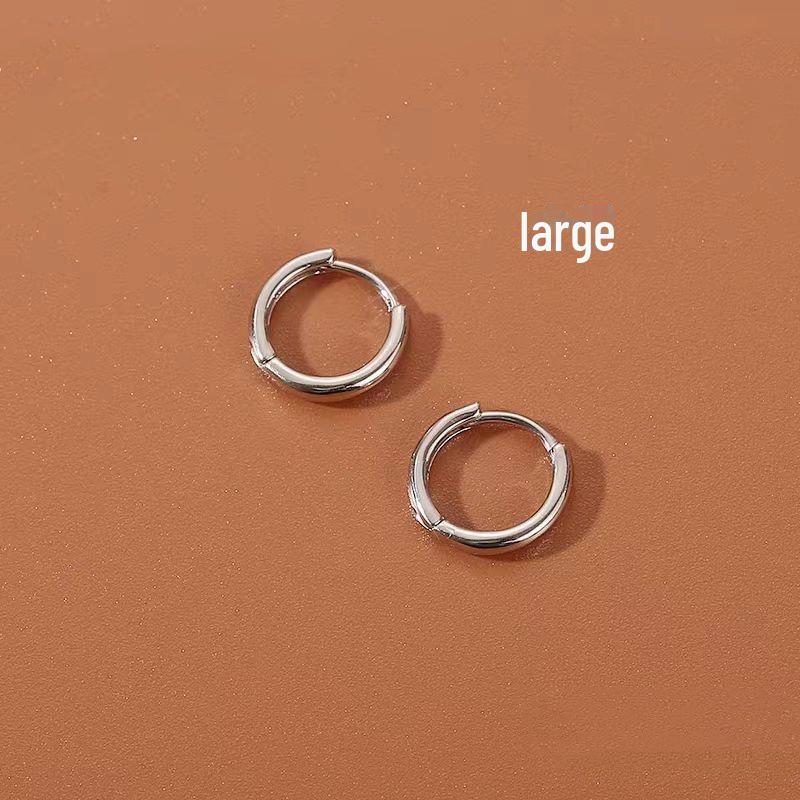 

Женские каффы: Маленькие серьги-кольца в лесном стиле, модные серьги-гвоздики и кольца 2025 года large