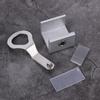 6Pcs Adjustable Aluminum Alloy Window Lock Safety Sliding Window Locks Stop Hardware AccessoryD Type