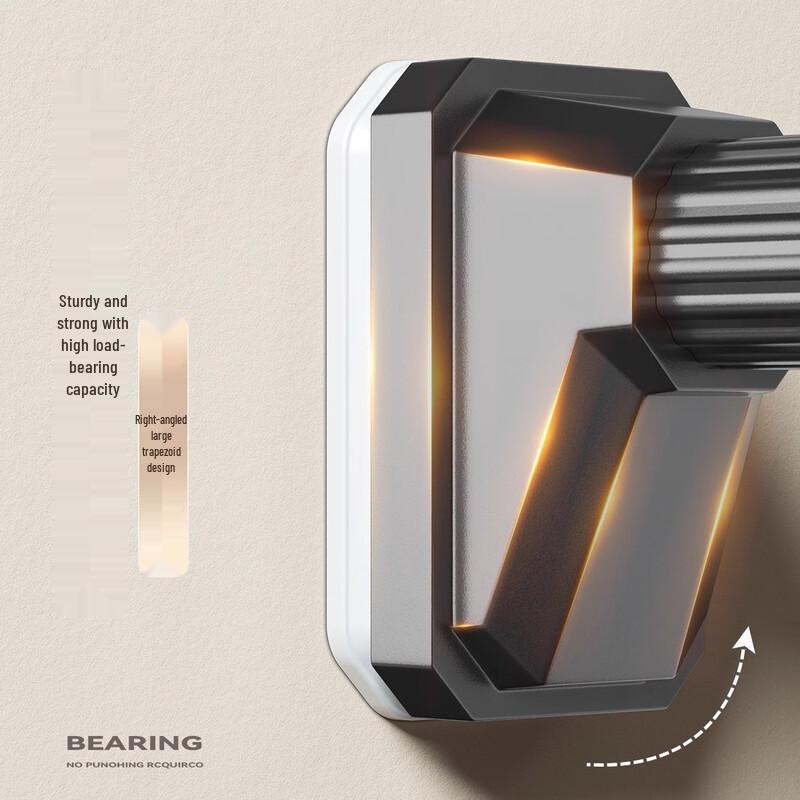 Gaobei teleskopisk duschdraperi- och torkstång utan borrning