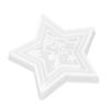 Silicone Mold Resin Durable Soft Tear Resistance Resin Ornament Molds for Christmas DIY Making Handicrafts Star Decoration