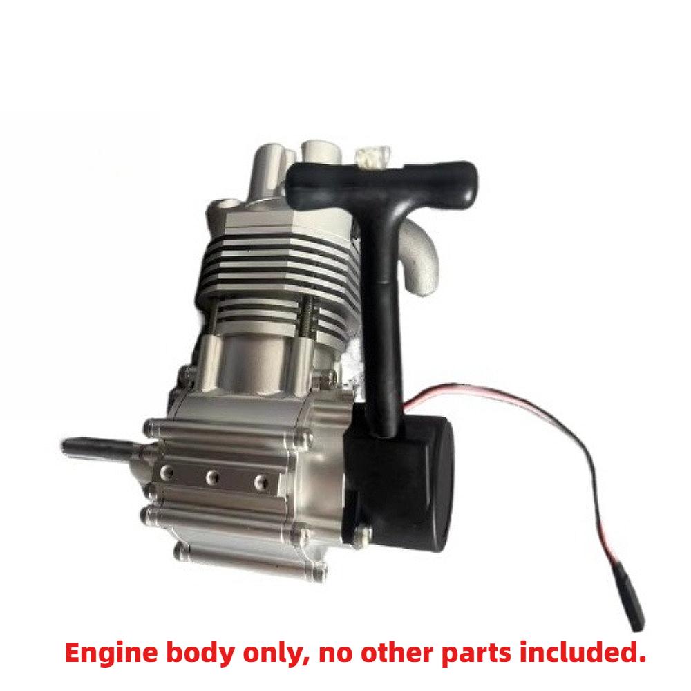 GS Micro Four Stroke 8cc Hybrid Internal Combustion Engine Model Single Lever Pushrod Engine Model Aircraft Metal Engine Model