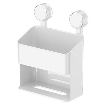 Bohrloses Badezimmer-Aufbewahrungsregal Mit Vakuumtechnologie Wasserdichte Wandmontage Klebe-Dusch-Organizer Für Toilettenartikel