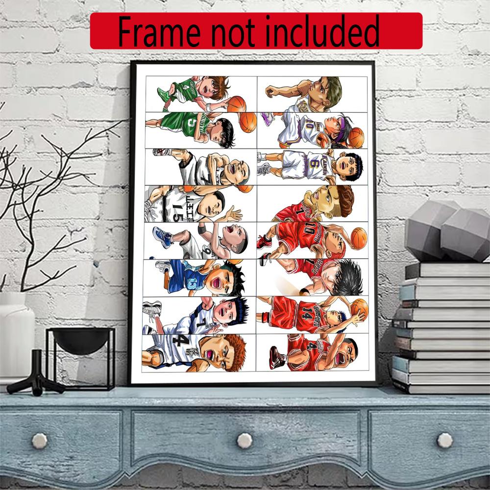 Sakuragi Basketball Dunk Diamond Painting Round Diamond Mosaic Rhinestones Diamond Embroidery Craft Kit Wall Decor Without Frame