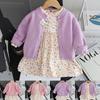 Kids Casual Long-Sleeve Set, Comfortable Daily Wear Outfits
