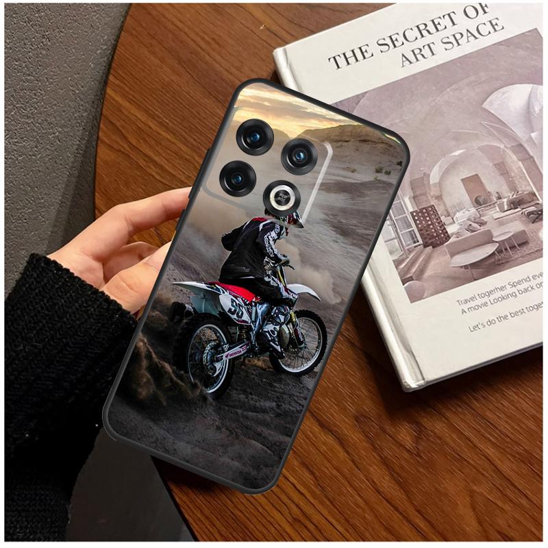 Motocrossmotorcykel Sportfodral För OnePlus 8T 10T 13T 10R 12R 13R 15 13 12 11 10 9 Nord 5 CE 2 3 4 Lite N20 N30 Skydd