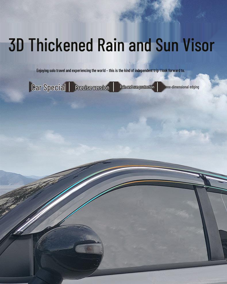 Great Wall Haval H5 Window Rain Guards: All-Weather Visors & Shields
