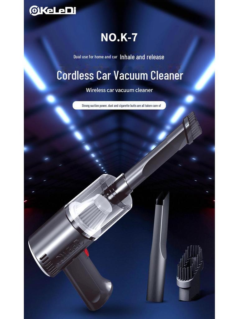 Wireless Handheld High-Power Car & Home Vacuum Cleaner with Strong Suction
