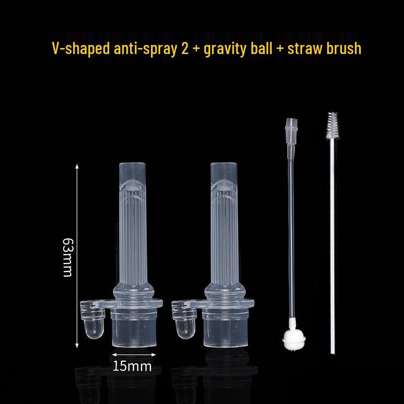 Universeller Silikon-Ausgießer für isolierte Wasserflaschen für Kinder und Babyflaschen - Weiches Strohhalm-Ersatzzubehör.