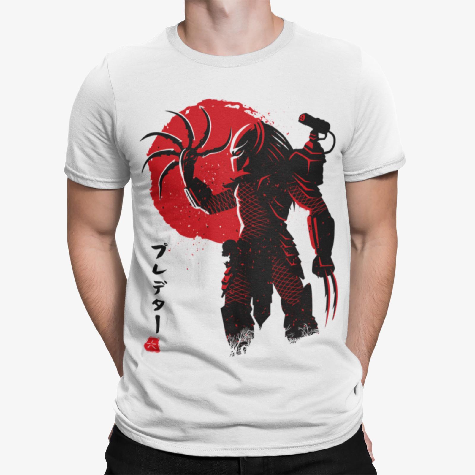 homage horror sci fi film movie t shirt for halloween predator fans S