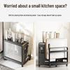 YouShu Kitchen Multi-functional Storage Rack with Chopping Board & Chopstick Holder