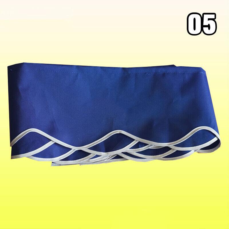 Tendalino Ondulato Impermeabile Tenda Parasole Tenda da Patio Sostituzione Banner Negozio Telo Tenda Parasole Durevole Strisce Grigio Beige