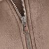 European and American French Style, Women's Clothing, Fashionable and Versatile Casual Lapel Zipper Soft Tweed Zipper Jacket