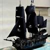 New 2862 Pcs Black Pirate Ship Building Blocks, Sailboat Bricks Toy, Ideal Kids Birthday & Holiday Gift