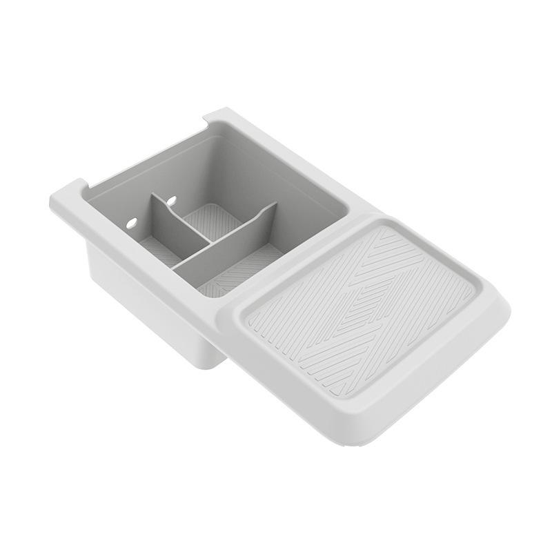 Jike 9X Armrest Full-Coverage Silicone Storage Box for Car Interiors